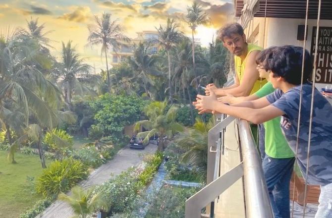 Sussanne also took to her Instagram account to share a beautiful live picture of Hrithik and sons, Hrehaan and Hridhaan enjoying the scenic beauty standing in the balcony. The boys looked adorable in their casual wears. Khan also shared lines from a poem by Welsh poet William Henry Davies while sharing the picture.