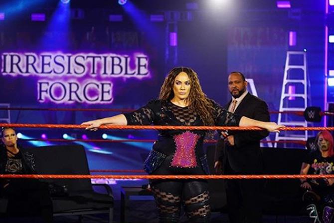 WWE Raw opened with MITB match contestants Nia Jax, Asuka and Shayna Baszler appearing on VIP lounge. However, the trio could not be contained.