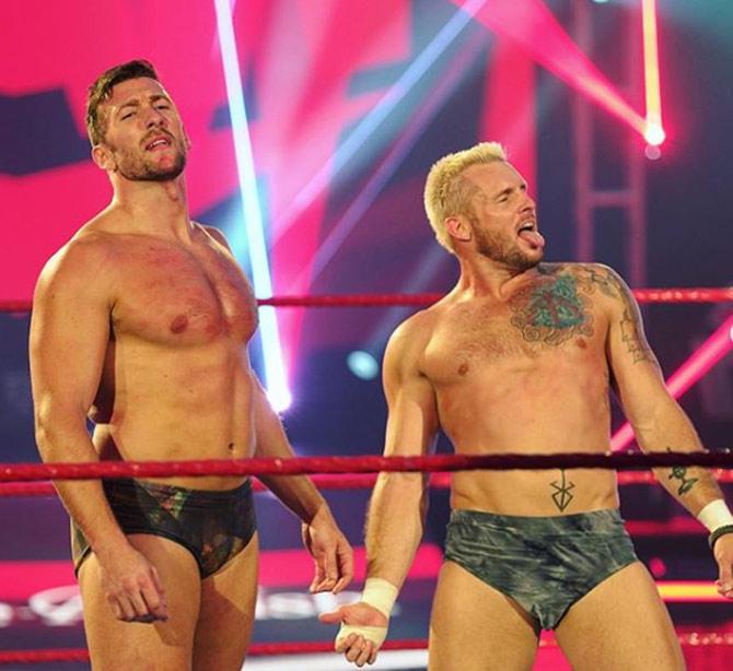 Brendan Vink & Shane Thorne defeated Ricochet and Cedric Alexander in a tag team match in shocking fashion.