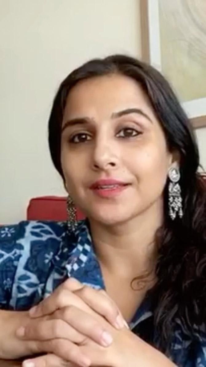 Thank you, Vidya Balan, for being such an inspiration amid the lockdown.