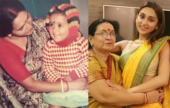 Bengali actor-turned-politician Mimi Chakraborty shared a then and now picture featuring her mom Tapashi Chakraborty. In the picture, Mimi can be seen looking at her mom as a child while she can be seen sharing a warm hug with her mother as a grown-up woman. Mimi captioned the picture: Ma!