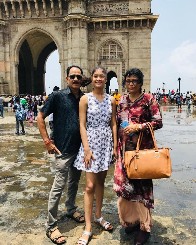 Sharing a throwback picture from her family trip to Mumbai, Assam-based Jyotishmita Baruah wished her mom, a Happy Mother's Day through her adorable post. While sharing the heartwarming picture featuring her parents, Baruah wrote: Happy Mother's Day Ma. I love you!