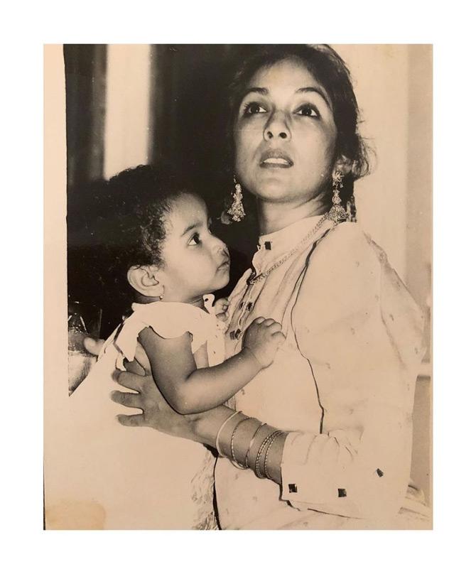 Ace fashion designer Masaba Gupta took her fans down memory lane by sharing a throwback picture from her childhood with her actress-mother Neena Gupta. In the picture, Masaba can't seem to take her eyes off her mom. While sharing another picture, Masaba wrote: Happy Mother's Day Neena Gupta - even though you said 'haan bada boring hai yeh Mother's Day', when I called to wish you!