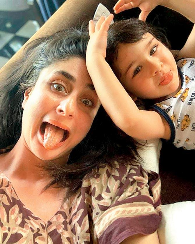 Kareena Kapoor Khan shared a wacky picture with son Taimur and wrote that this is how Mother's Day and every other day with the tot is. She forgot her trademark pout and instead stuck out her tongue. Blame it on Tim and his antics.