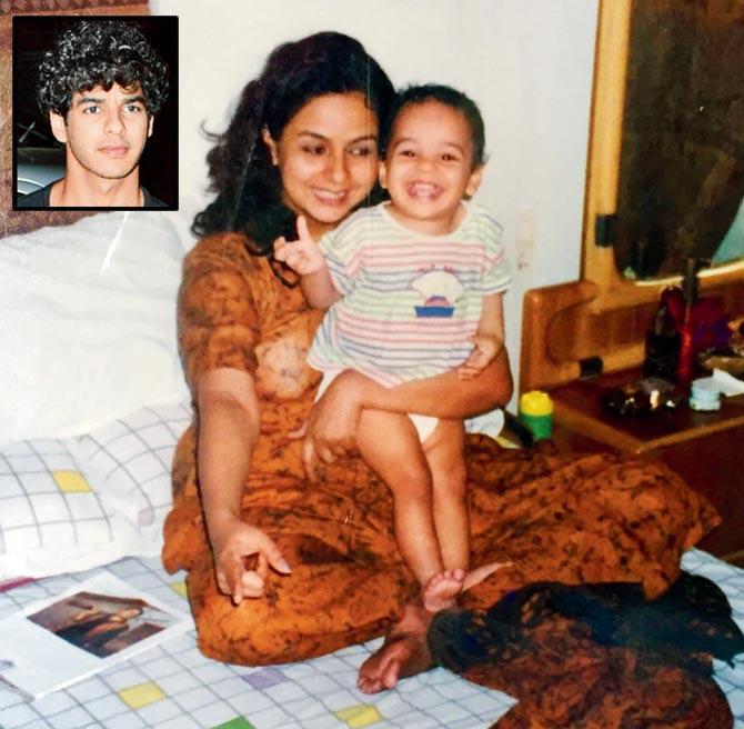 Ishaan Khatter posted a childhood picture with actor mother Neelima Azeem and captioned it 'Mom for president'. Netizens gave her a thumbs up. Spread the good word. There is a brand new candidate in town.