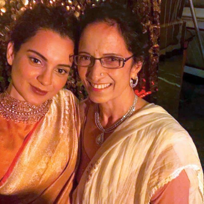 Kangana Ranaut paid tribute to mother Asha with a specially written poem. 'I'm your longing for life, when I first arose in your heart, your eyes gleamed with hope', it read.