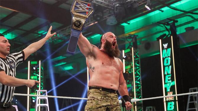 WWE Universal champion Braun Strowman defended his title against his Wyatt family mentor Bray Wyatt