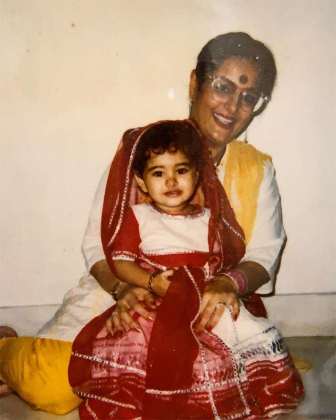 Sonakshi Sinha too shared a throwback picture with her mother. In the shared photograph, little Sonakshi is seen sitting on her mom's lap, posing for the camera. She captioned the image: Happy Mothers Day to the strongest woman I know... Every day I find something like you in me, sometimes it freaks me out, but mostly I love it. I'll always be your little doll... love you Maa...