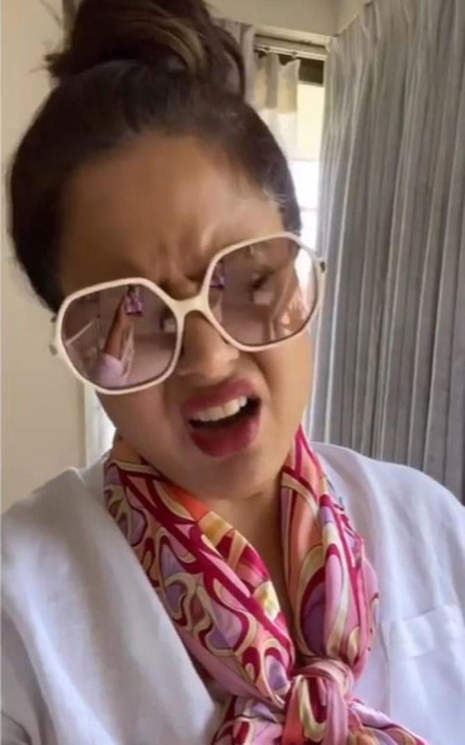 Next up, sharing an appreciation post, Sameera Reddy posted a video and wrote, 