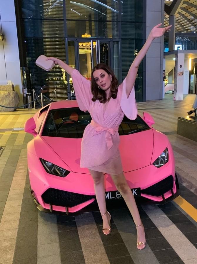 The Yeh Jawaani Hai Deewani actress has also made her post-lockdown wish public. Sharing a cute picture of herself dressed in a pink dress with a Lamborghini in the background, Sharma wrote, 