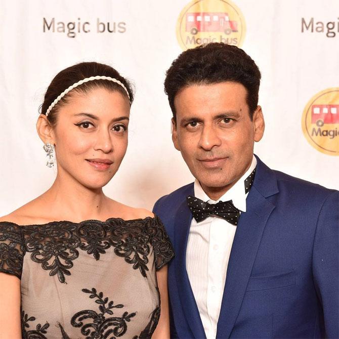 Manoj Bajpayee-Neha: Known to be extremely private, the two time National Award-winning actor Manoj Bajpayee married actress Neha (Shabana Raza) of Kareeb fame in a secret ceremony in April 2006. According to reports, even Manoj's parents were unable to attend the wedding due to short notice.