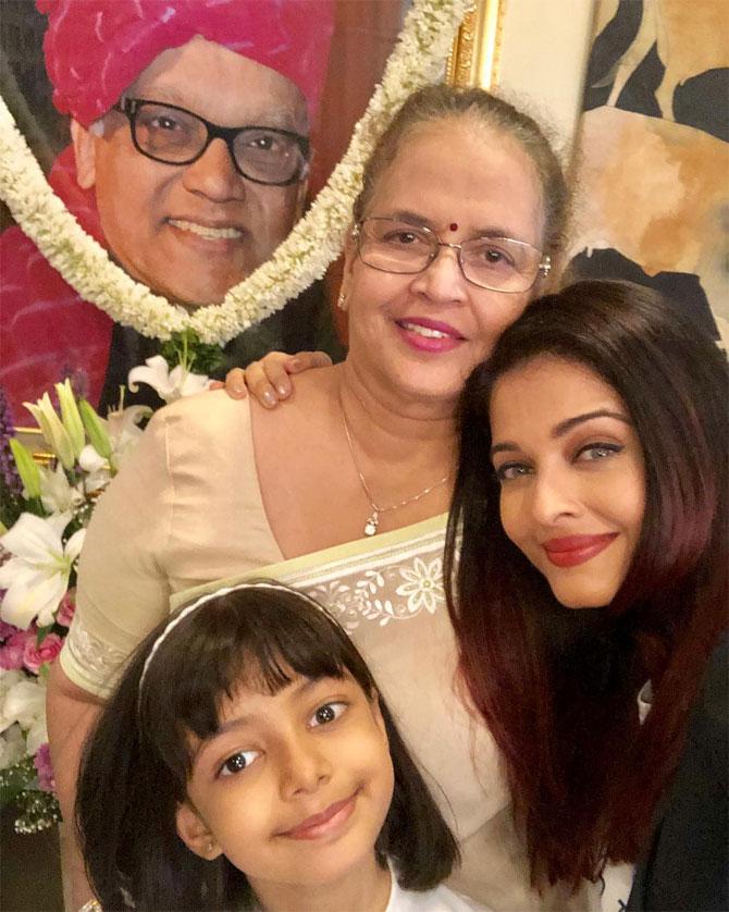 Talking about Aish's mother Brinda Rai, while everyone knows how amazing the lady is, who always accompanies her daughter to her professional commitments abroad - be it Cannes or endorsement events. She is a supportive mother and more importantly, a loving lady. She shares a very warm relationship with Aish's in-laws and son-in-law Abhishek Bachchan.