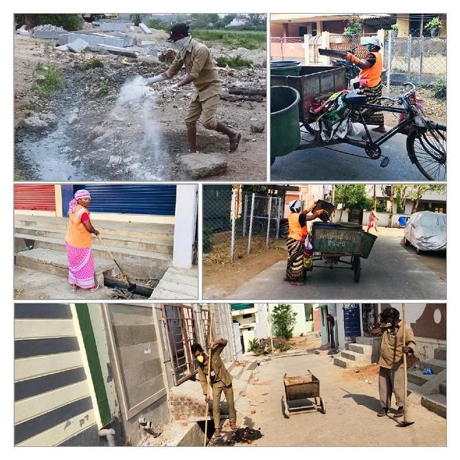 The actor has been creating awareness regarding the novel coronavirus pandemic. Recently, he shared photos of sanitation workers doing their job and thanked them for their service. He posted, 