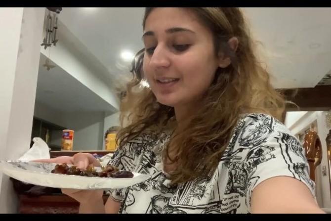 Here's a glimpse of her cooking skills. The actress shared a video of herself preparing some lip smacking food. 