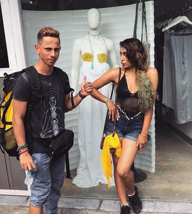 During a trip to Bali, Indonesia, Siddhesh Lad shared this photo with fiancee Hiral and wrote, 