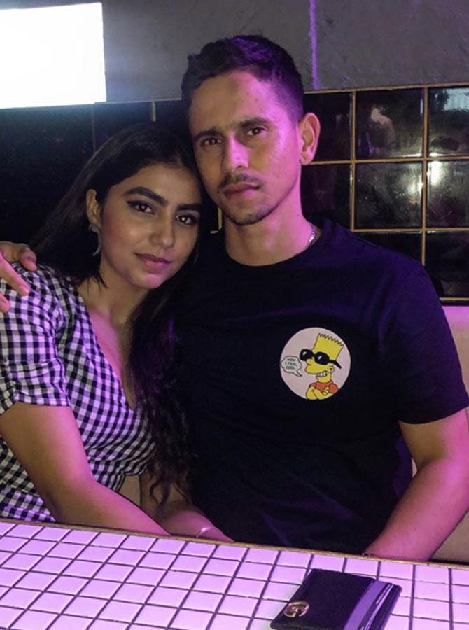 In June 2019, Siddhesh Lad and Hiral Khatri got engaged marking a brand new chapter in their life.
Siddhesh Lad shared this photo with his fiancee Hiral at a diner and wrote - To me, you are perfect