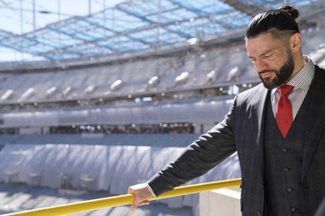 On October 22, 2018, as WWE Universal champion, Roman Reigns announced that he was relinquishing his title as his leukaemia had returned after 11 years and took an indefinite break from wrestling.