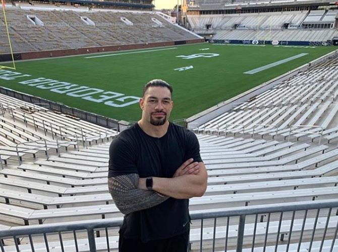 Roman Reigns was previously a professional footballer. Reigns played for  Georgia Tech in college.