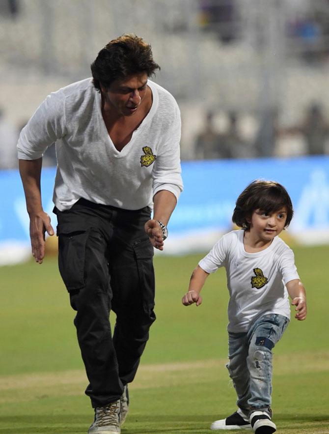 Shah Rukh Khan: His youngest son, AbRam, is no less than any celebrity. In May 2013, AbRam Khan came into Shah Rukh Khan and Gauri Khan's life through surrogacy.