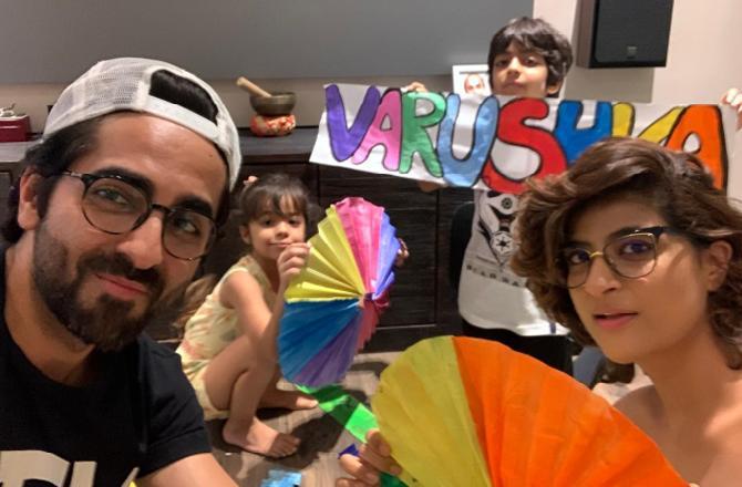 Ayushmann Khurrana: Ayushmann Khurrana and his filmmaker wife Tahira Kashyap Khurrana prepped for their daughter Varushka's sixth birthday in the loveliest way possible. Since it was a quarantine birthday for little Varushka, the star parents created the birthday decor from scratch, as nothing was available in the market. In fact, this creative time turned out to be quite a bonding moment for the family of four.