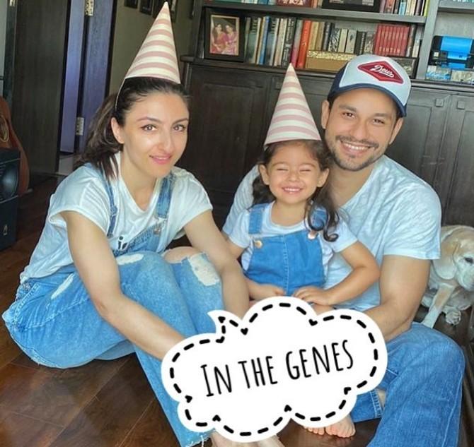 Kunal Kemmu: Kunal Kemmu turned 37 on May 25. Just like the others, the actor celebrated his birthday under lockdown, with his wife, actress Soha Ali Khan, and daughter, who went all out to make him feel special.