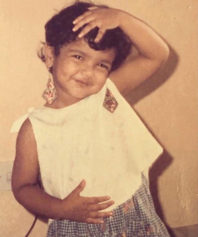 Shriya Pilgaonkar is taking advantage of the lockdown, and spending enough time with hersle and the family. Sharing a throwback picture from her childhood, she wrote, 