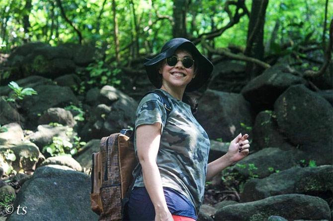 the Four More Shots Please! actress, Maanvi Gagroo, is sharing some cool throwback photos from her good old days of no-social-distancing. 