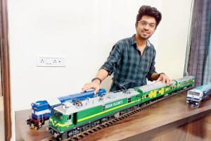 Meet the man who creates realistic replicas of trains