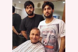 Tina Ambani shares cute pics of Anil, sons' grooming session at home
