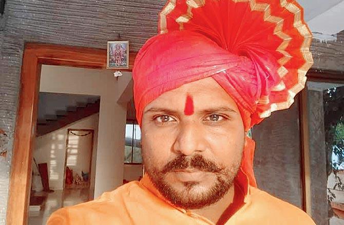 Deputy sarpanch Anand Gharat