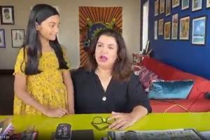 Farah Khan gets interviewed by her kids, leaves them embarrassed