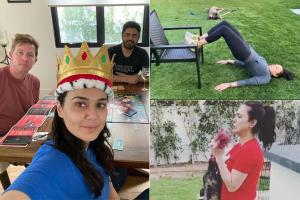 Preity Zinta Lockdown Diaries 2.0: From garden workout to indoor games