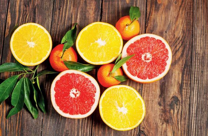 Citrus fruits like oranges and pomelos are part of the sirtfood diet