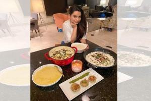 Soundarya Sharma prepares Eid delicacies in Los Angeles