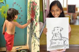 Taimur Ali Khan, Anya Kunder and other star kids make art during lockdown