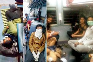 'Train toilets had no water; some students even slept on the floor'
