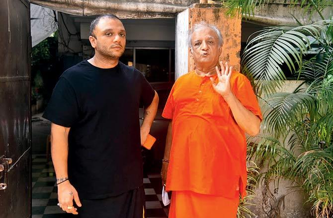 Nishant Joshi and father Jitendra who have provided a space in Vile Parle East