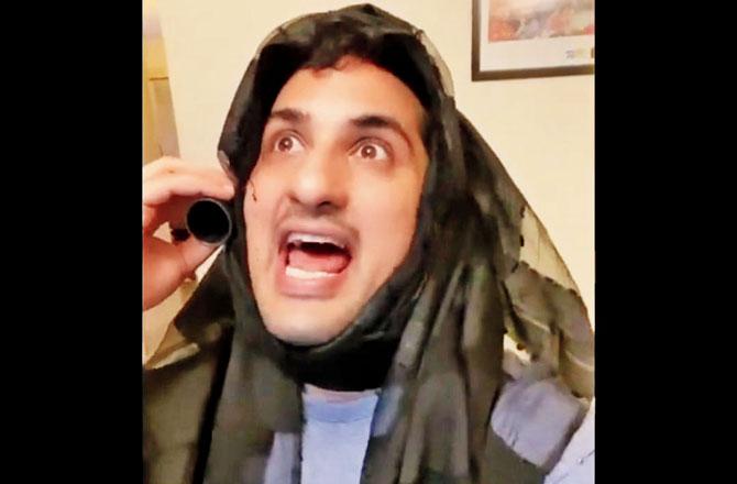 Danish Sait plays Jaya in a video