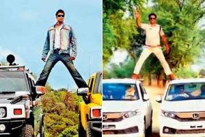 Viral video: Cop imitates Ajay Devgn's stunt; here's what happened next