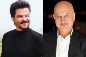 Anil Kapoor wishes '36 more years' to Anupam Kher in Bollywood