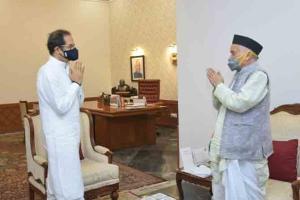 Uddhav Thackeray pays 'courtesy' visit to Maharashtra Governor