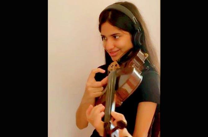 SOI student Aaliya Ramakrishnan in a still from the video