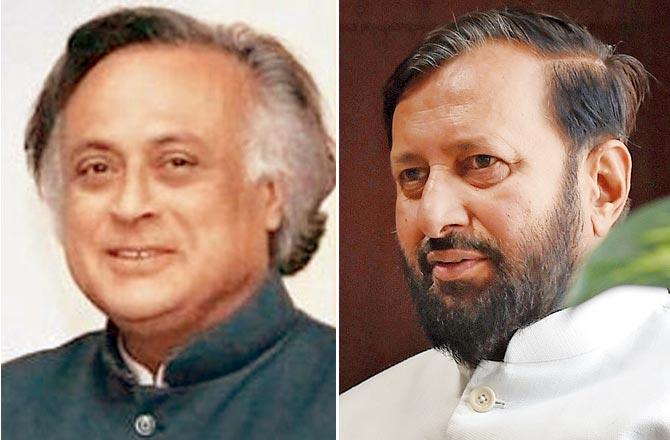 Jairam Ramesh and Prakash Javadekar