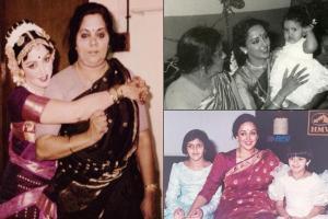 Hema Malini shares priceless throwback pics with her mom and daughters