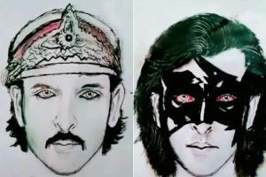Portrait of Hrithik Roshan by Kumarr on Stars Portraits - 1