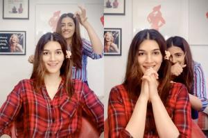 This is what happened when Kriti Sanon got a haircut from sister Nupur