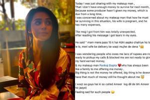 Sonal Vengurlekar's makeup man offers her financial help amid lockdown