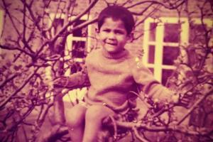 Milind Soman shares throwback picture from childhood days