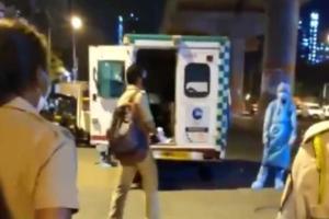 A screengrab from video posted by Mumbai Police on Twitter