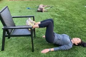 Preity Zinta shares work-out tutorial from her garden amid lockdown